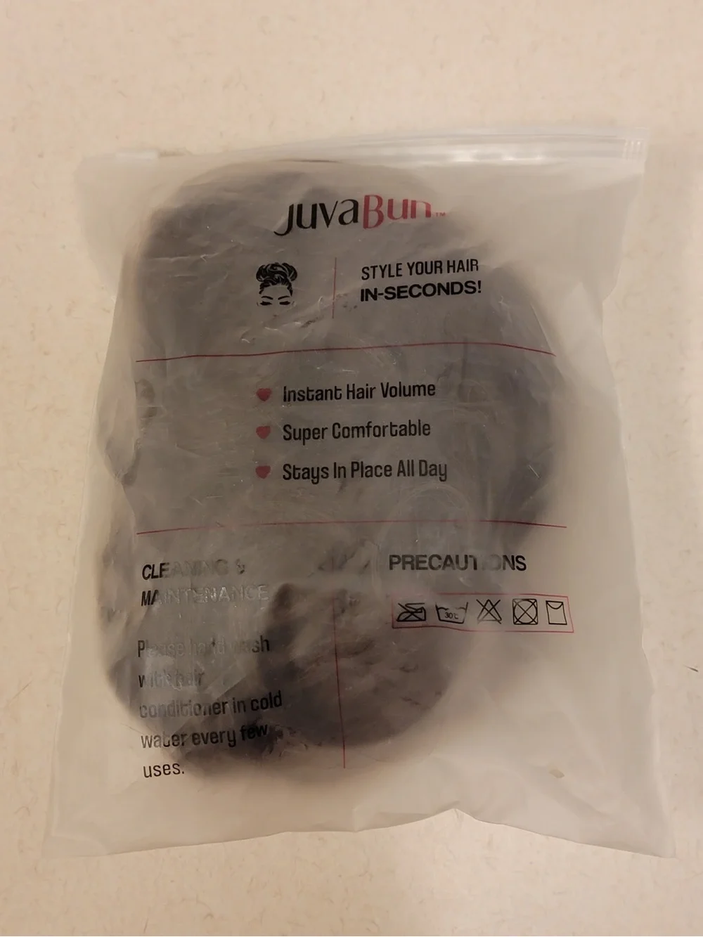 JuvaBun Brunette Messy Bun Hair Accessory